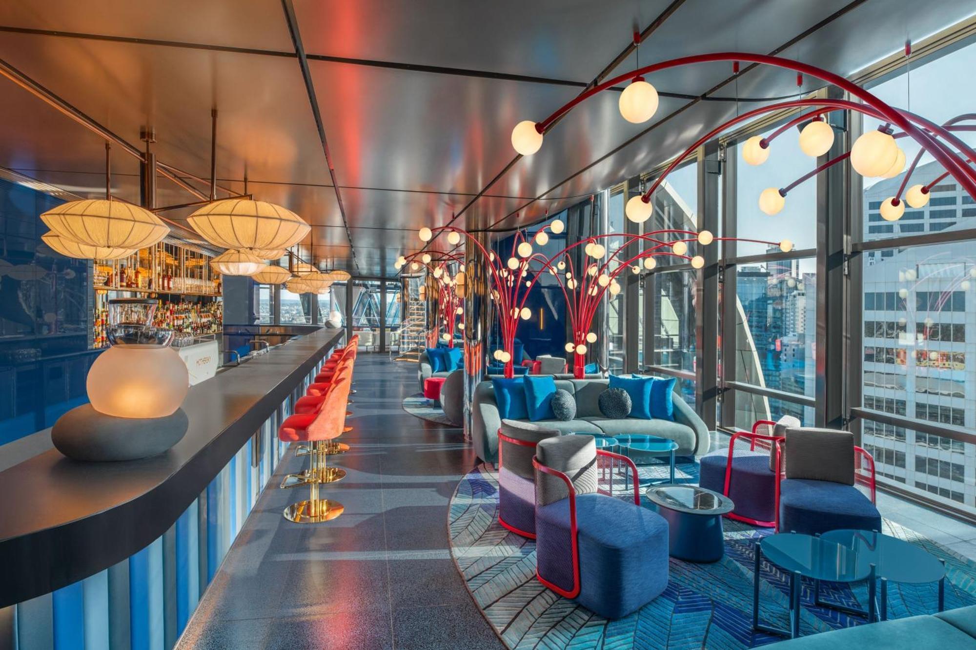 W Sydney Hotel Ngoại thất bức ảnh The bar at the 360° Sky Bar